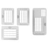 4/6 Stuks Precisie Schrijfsjablonen Liniaal Multifunctioneel Transparant Kalligrafie Stencil Kantoor