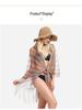 Women's Tassel Cardigan Beach Cover-Up Shawl: Sun Protection Bikini Cover, European & American Style, Hollow Out Design