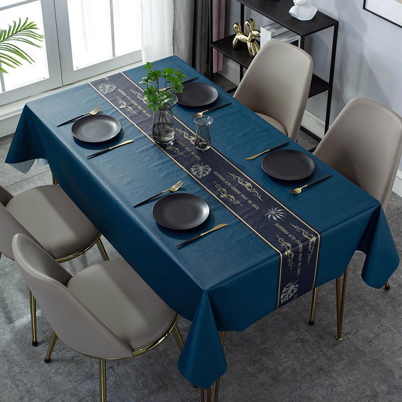Moderne Donkere Serie Bedrukking Waterdichte Tafel Tafelkleed Bruiloftsdecoratie Rechthoekige Salontafels Hoes Picknickkleed