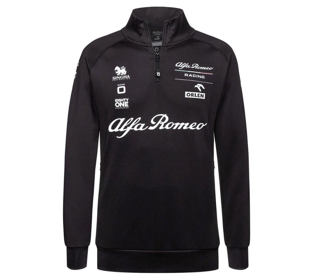 ALFA ROMEO F1 Racing Orlen Essential Sweatshirt - Men's Sweater Black M20031414 ORIGINAL