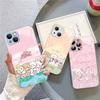 Cute M-mikko C-characters For IPhone 14 13 12 Mini 11 Pro XS Max X XR 14 Plus Tempered Glass Cover