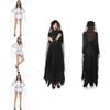 Elegant Ghost Bride Fancy Dress For Women Perfect For Halloween Horror Parties