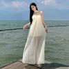 High-end Pure Desire Vacation Dress Summer Niche Tube Top Long Dress Bali Beach Dress