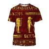 3D T-Shirt Ancient Egyptian God Eye Of Egypt Printing Short Sleeve Tops Men Harajuku Streetwear Oversize T-Shirts Size XS-6XL
