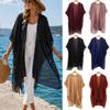 Lightweight Summer Scarf V-Neck Cardigans Lightweight Shawl Women Tulle Shawl  Vacation Outing