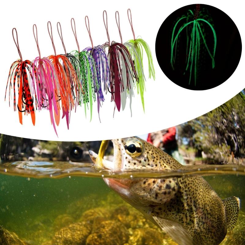 5er Pack Haken aus Kohlenstoffstahl mit doppeltem Jigging-Assist-Haken Salzwasser-Angelhaken Ersatzhaken Vertikale Jigs Köder Hakenset
