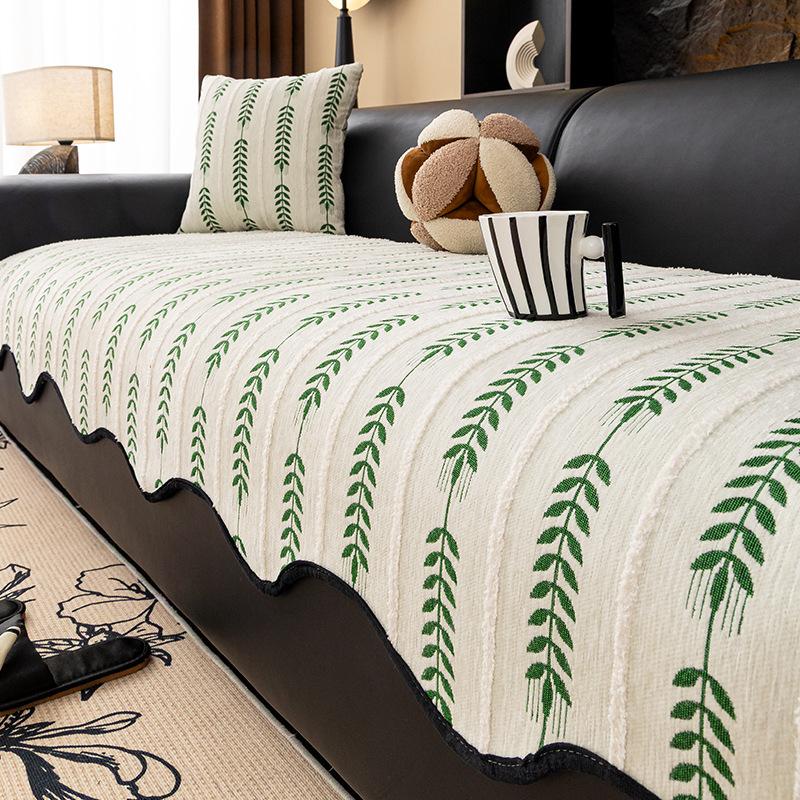 Simple Chenille Special-shaped Sofa Cushion 2025 New Four-season Universal Seat Cushion, High-end Non-slip Sofa Cover