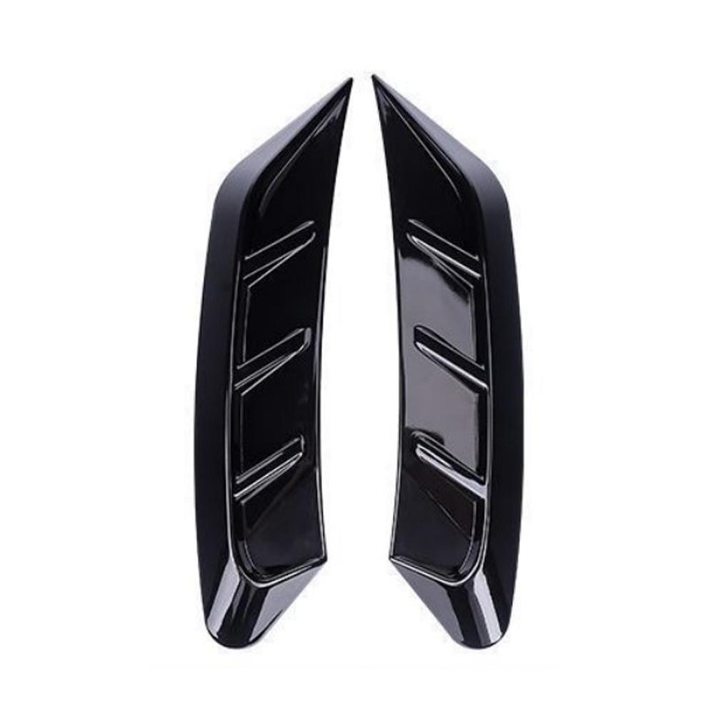 

2pcs Carbon Fiber Car Headlight Eyebrow Decals Adhesive Side Wind Blade Stickers Fender Tail Light Wrap Automotive Body Trim