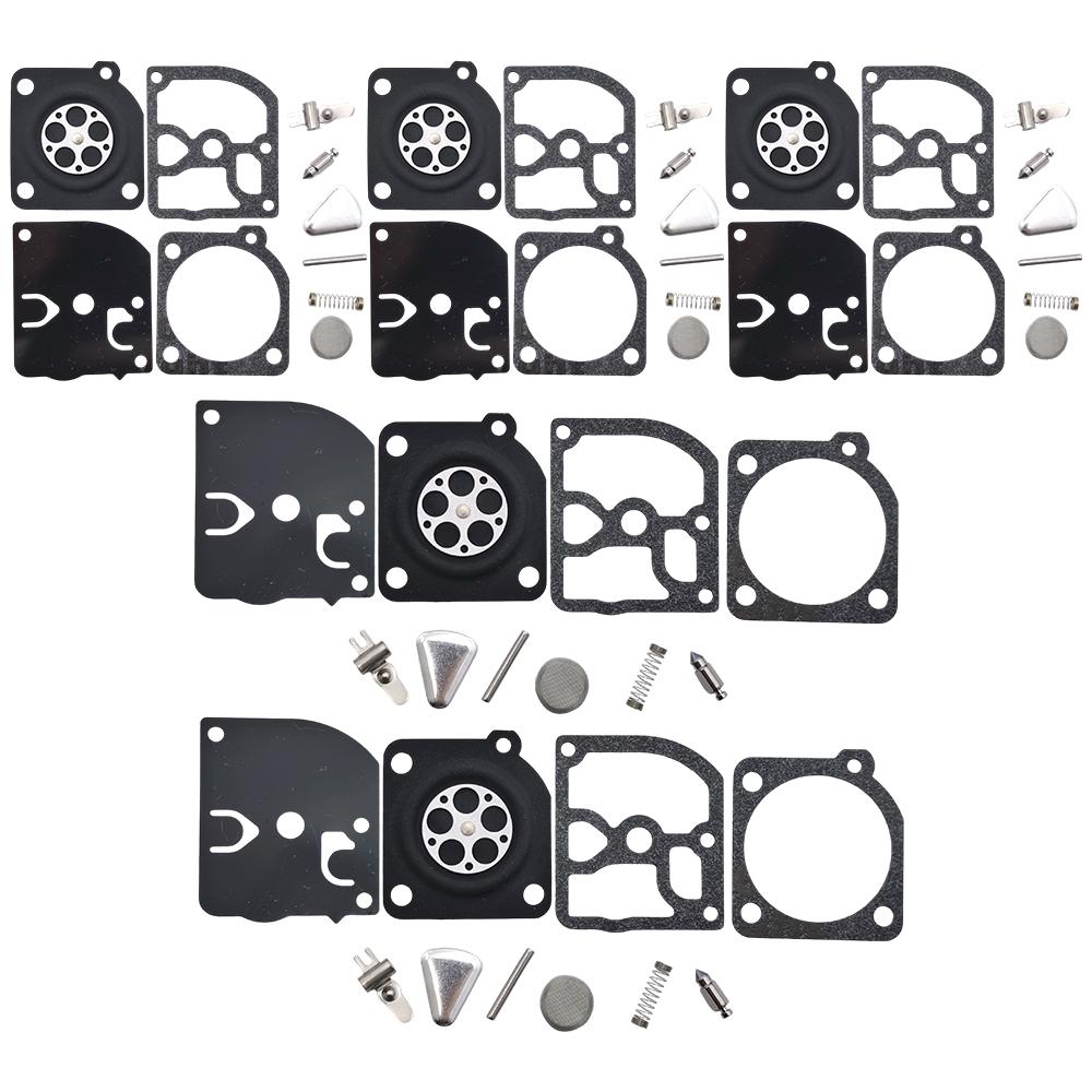 

5 x Carburetor Repair Kit For Husqvarna 45 40 49 55 51 240R 245R Partner 400 410 450 460 490 510 Jonsered 2045 2050 Zama RB-45 China Mainland