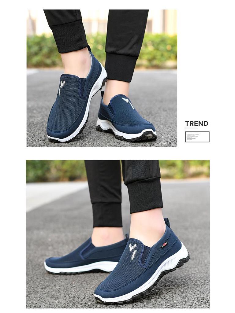 Men's Autumn 2025 Low-Top Slip-On Soft Sole Cloth Shoes