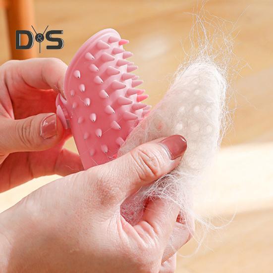 2/4 Stück Katzen-Selbstpflegebürste aus Silikon, verstellbare Tischbein-Eckenbürste für Katzengesicht, Juckreiz- und Kratzbürste, Massagekamm für Hauskatzen