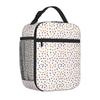 Bestselling Orange And Purple Seamless Colored Polka Dot Pattern Toddler Style Thermal Lunch Bag Grocery Carry Lunch Bag