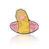 Trendy Cartoon Cat Hide-and-Seek Spaceship Brooch
