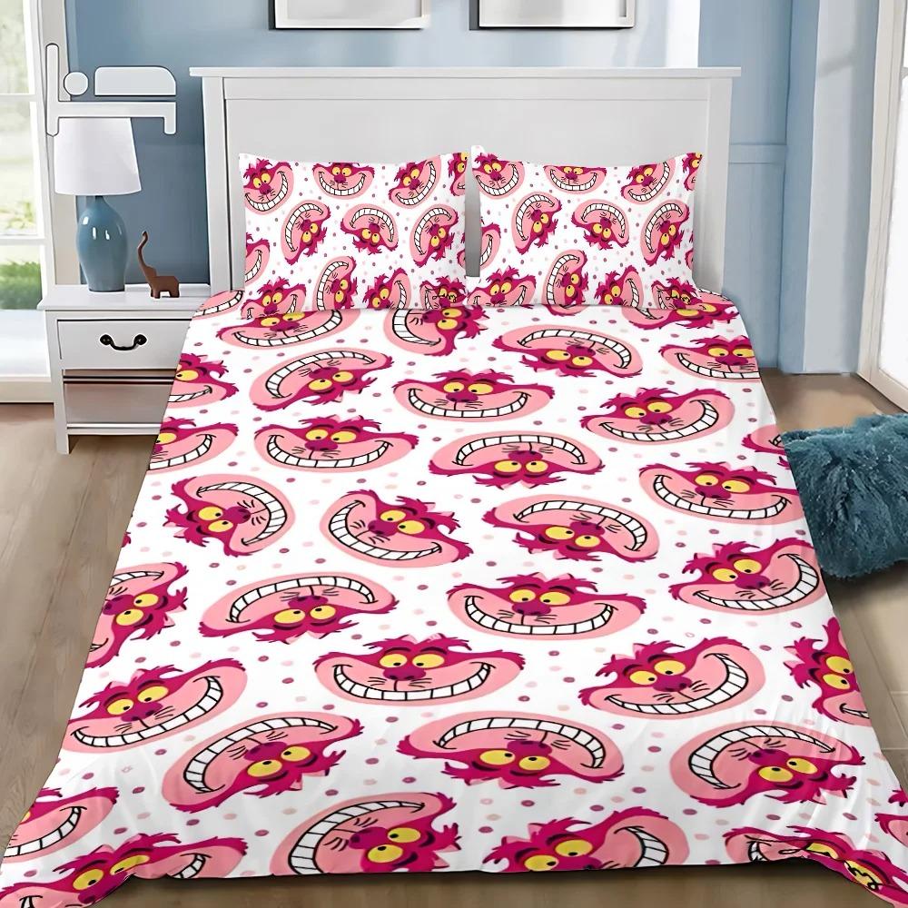 Bettbezug Kissenbezug Bettwäsche-Set Niedliche Lucifer Katze Erwachsener Junge Mädchen Schlafzimmer Dekoration Kinder Geschenk Einzel Doppel Große Größe