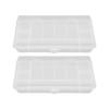 2 Pcs Fishing Lure Bait Box Waterproof Lure Box Fishing Multifunctional Accessory Storage Box