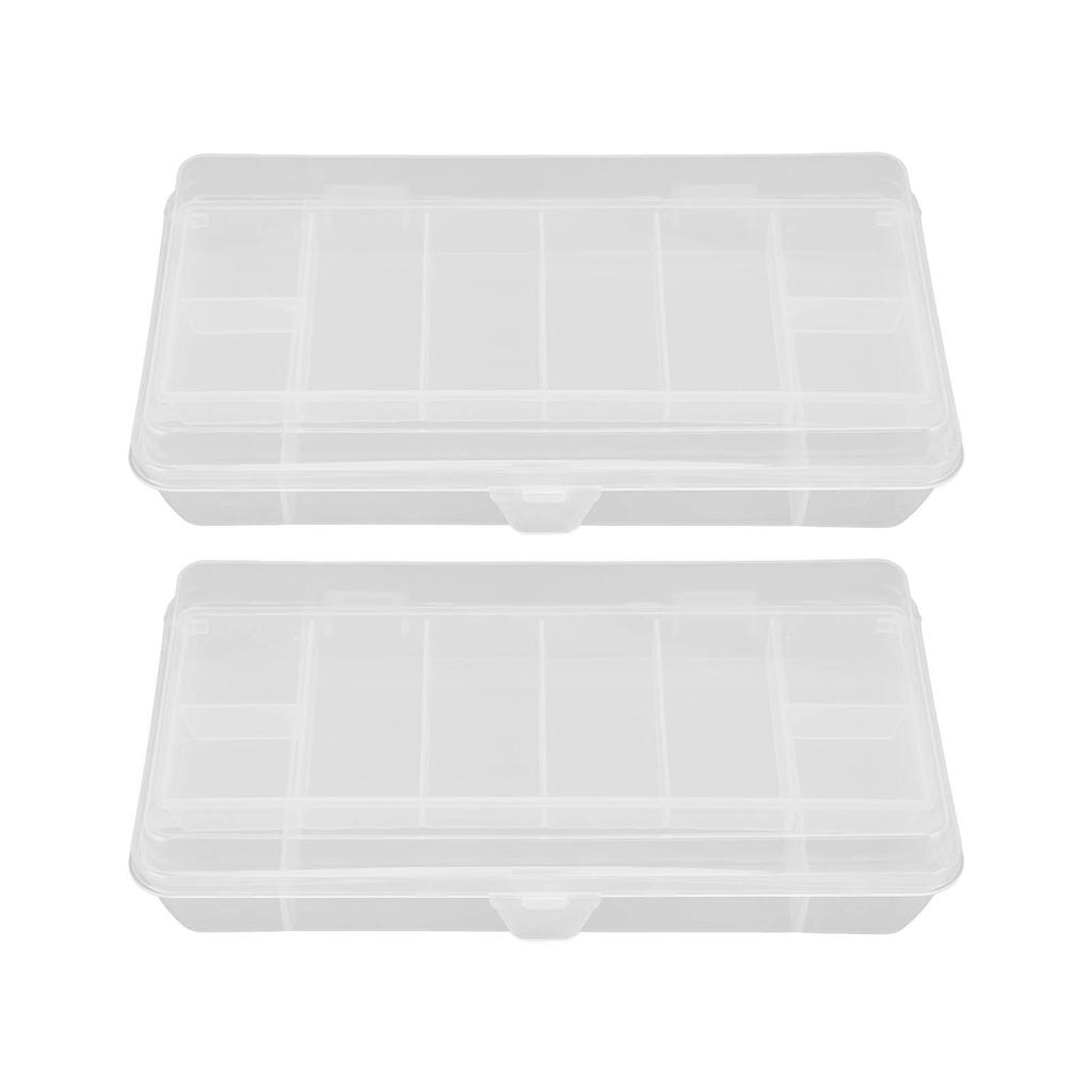 2 Pcs Fishing Lure Bait Box Waterproof Lure Box Fishing Multifunctional Accessory Storage Box