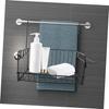 LEDMOMO Bathroom Hanging Basket, Wire Basket, Large Capacity, Steel, Rust-Resistant, for Bathroom, Kitchen, Washroom, Towels, Shampoo Bottles, Storage