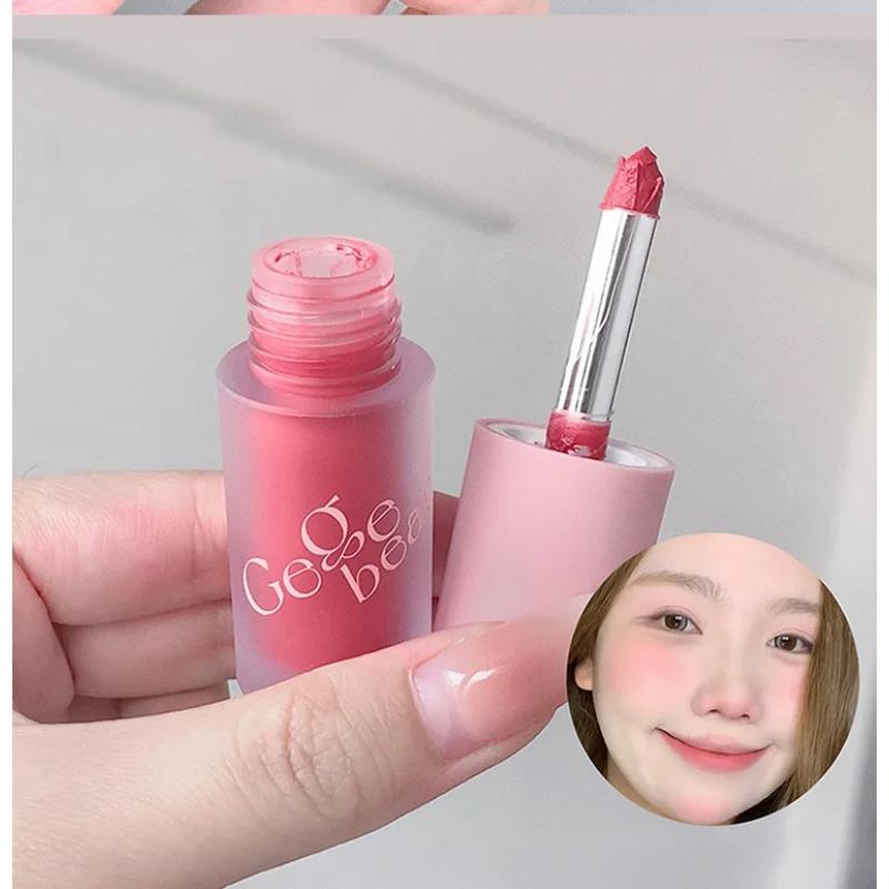 Gege Bear Smooth Multi-purpose Cream Expansion Color Blush Eye Shadow Not Easy To Fade Nude Matte Velvet Lip Glaze