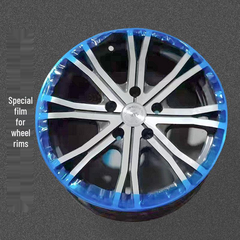 PE Blue Tire Rim Protection Tape - Residue-Free Installation