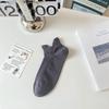 Calzini Impilabili da Donna Primavera e Autunno Arricciati Lisci Senza Tallone Multicolore Calzini per Confinamento Cotone Pettinato a Tubo Medio Calzini Genitore-Figlio