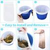 5-50X Pool Skimmer Socks Reusable Filter Replacement Savers Nylon Mesh Debris Leaves Catcher for In-Ground Above Ground Pools