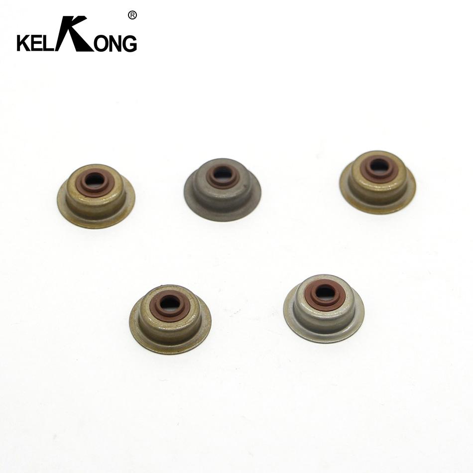 

KELKONG 5 Pcs Intake Exhaust Valve Kit For HONDA GX160 GX200 168F 5.5HP 6.5HP 2kw-3kw Gas Engine Motor Generator Gasoline Parts срібний