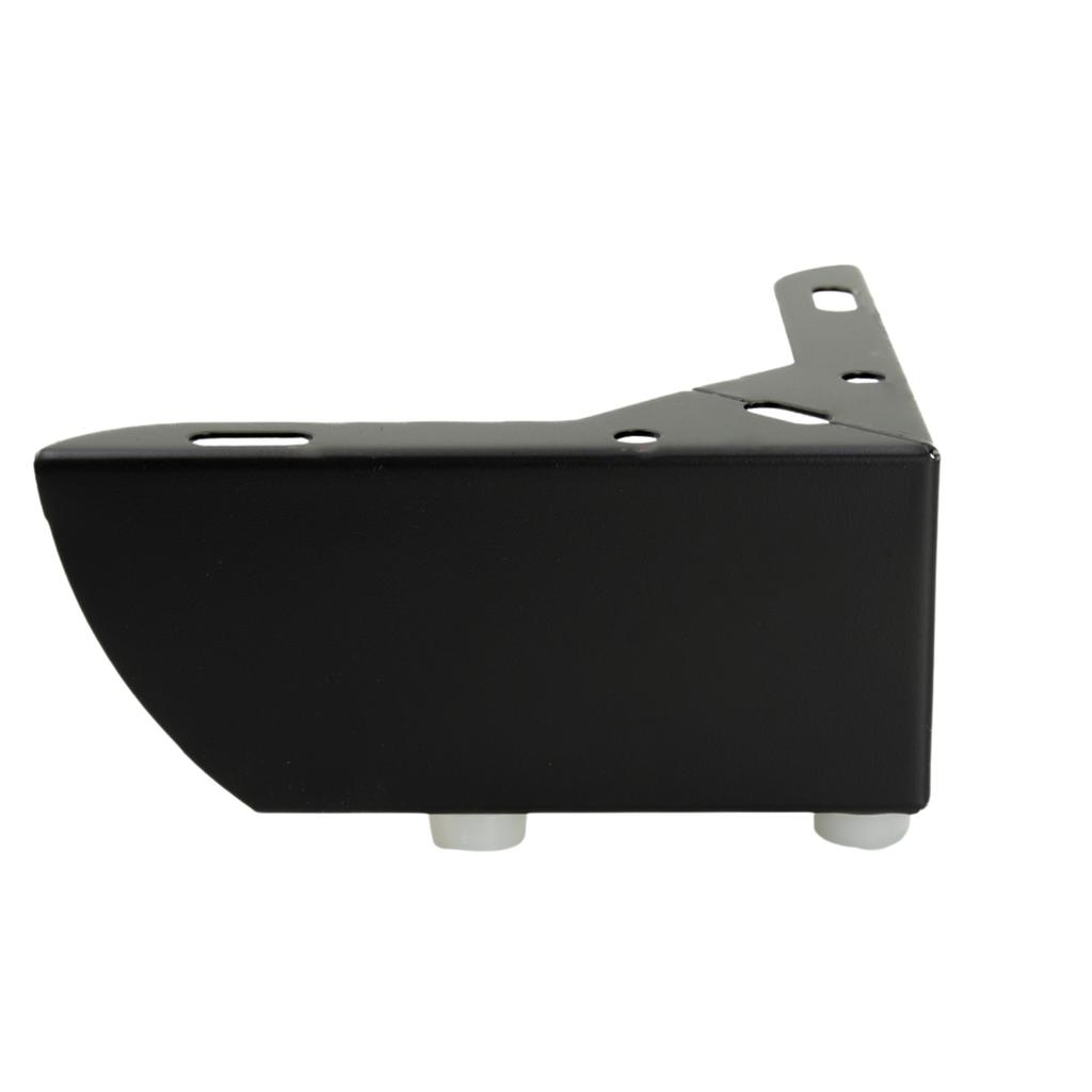 Corner Furniture Leg, Matt Black, Height 5.5 Cm