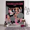 Stayc Korean group DIY Wall Tapestry Hippie Flower Wall Carpets Dorm Decor Wall Art Decor