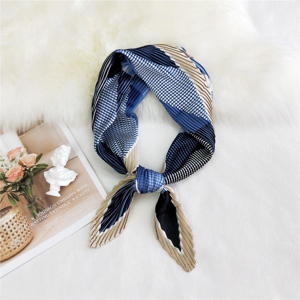 Fashion Decoration Scarf Hairband Tie Hair 70 Small Square Scarf Silk Scarf Women'S Spring And Autumn Versatile Small Scarf Professional Scarf