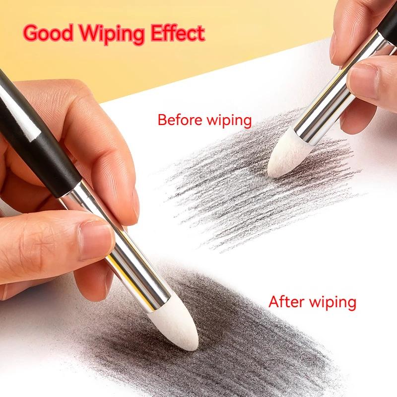 Artist Blending Pen Washable Sketch Rubbing Sponge Brush Drawing Highlight Artist Correction Detail Eraser Pen Sketch Clean Tool