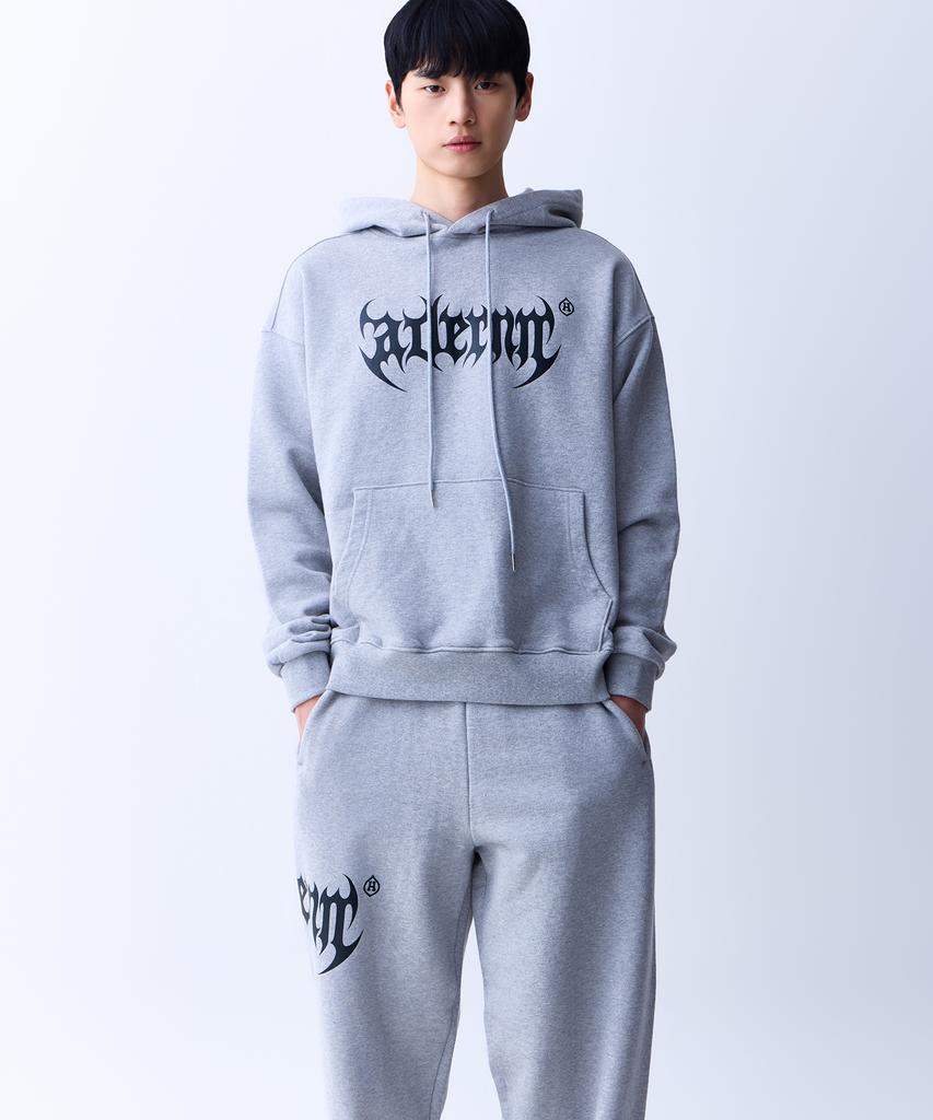 ADERNM Dark Bat Logo Sweat Banding Pants Gray