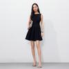 VEROMODA Women's Sleeveless French Style Denim A-line Dress