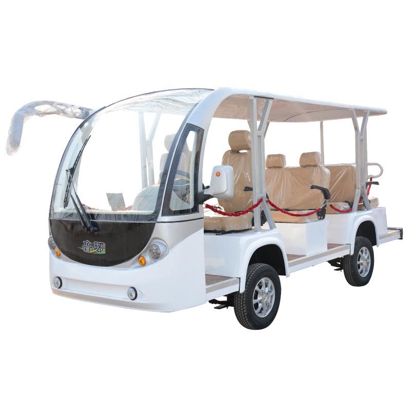 8-Seater Electric Sightseeing Tour Car with 3 Rows for Scenic Travel