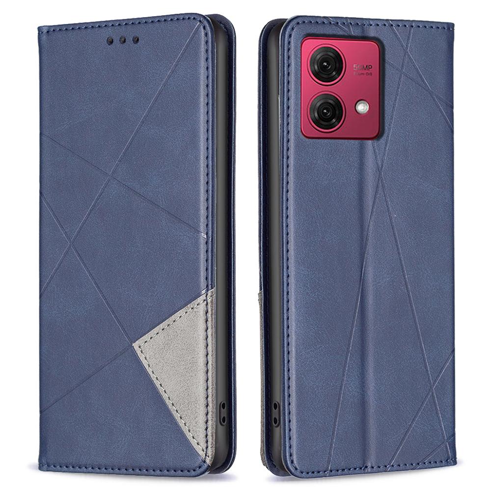For Motorola Moto G84 5G Case Slim-Fit PU Leather Stand Phone Cover with Card Slots