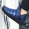 Unisex Warme Stiefel Slipper Bequeme Winter Freizeit Schuhe Elastische Freizeit Flats Herren Damen Rutschfeste Schneestiefel