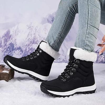 Sapatos Esportivos de Cano Alto Quentes e Robustos para Mulheres Sapatos Botas Marca Tênis Feminino Tênis Scarp Krasovki Exercitador Tensi Pedido