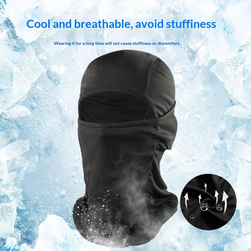 Caps Cycling Balaclava Full Face Ski Cover Bicycle Hat Windproof Breathable Anti-UV Motocross Motorcycle Helmet Liner Hats