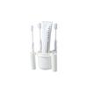 Wall-Mounted Punch-Free Bathroom Toothbrush and Toothpaste Holder Organizer Rack