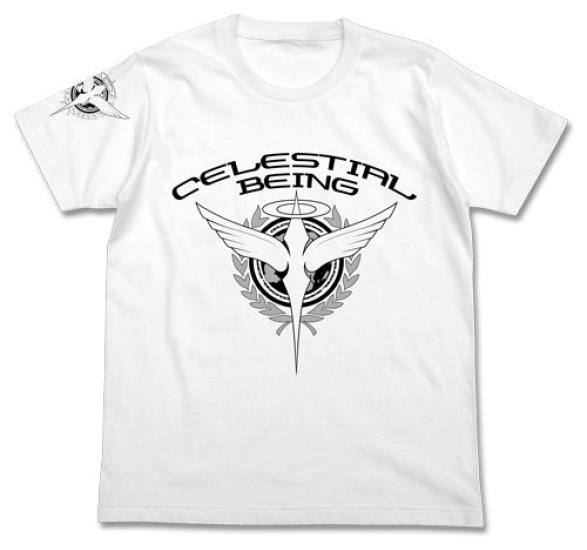 

Mobile Suit Gundam 00 Celestial Being White XL size T-shirt білий