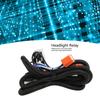 DC 12V H4 Headlight Relay Harness Ceramic Socket Relay Wiring Harness Kit  Offroad Truck