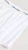 Boxer Briefs Long Boxer Plain Long Black CK Cotton Stretch White Set [Calvin Klein] Men's 3-Pack, Briefs, Logo, Length, 3-Pack Set, & White,