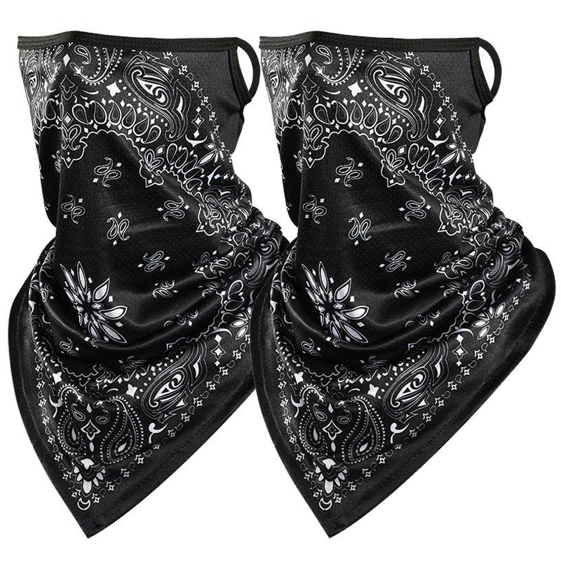 1/2Pcs Motorcycle Balaclava Camouflage Face Ice Silk Mask Anti-UV Running Riding Face Shield Sports Headwrap Moto Accessories