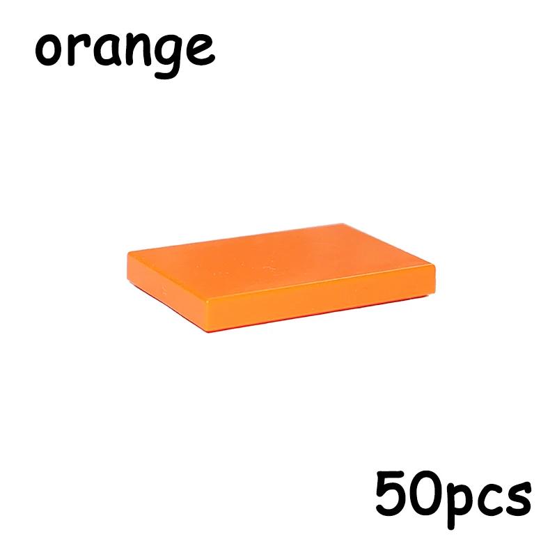 

50PCS MOC Assemble Particles 26603 Size 2x3 Bricks Flat Tile Smooth 2*3 Building Blocks DIY Educational Creative Toy for Kids оранжевый
