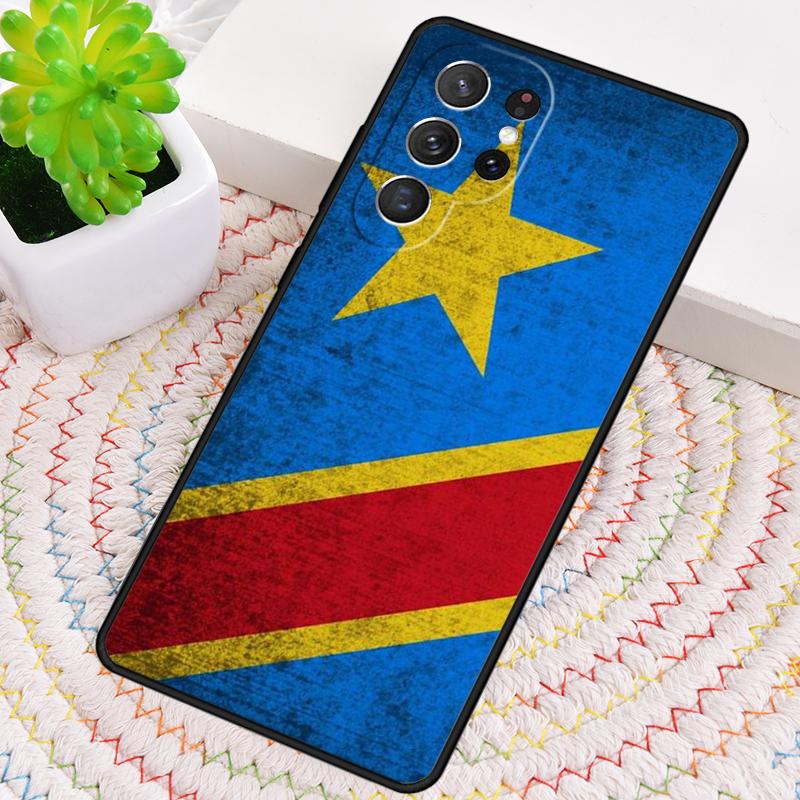 Congo Democratic Republic Flag Phone Case for Samsung Galaxy note 10 pro S26 Ultra S23 S24 FE S25 S21 S22 PLUS shockproof Cove