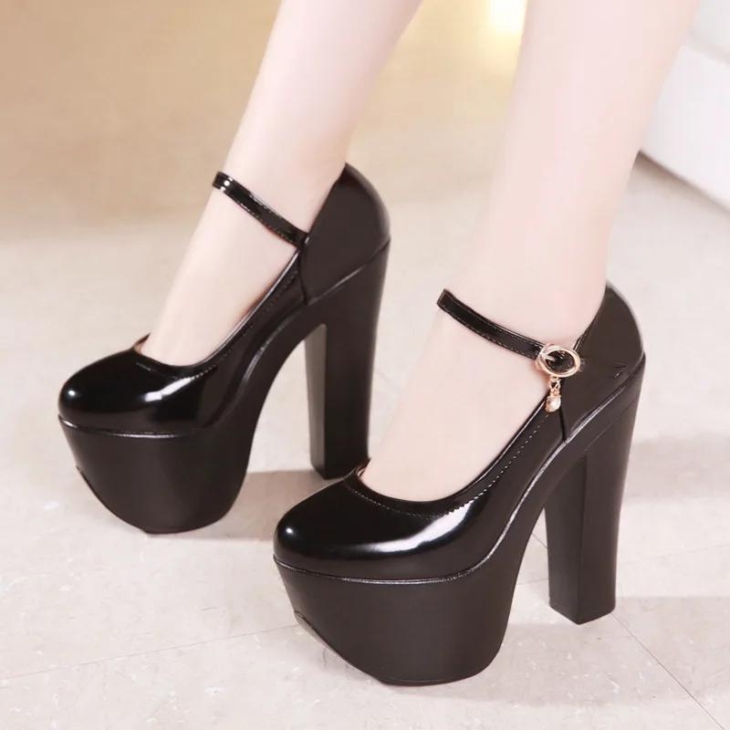 Catwalk 15cm Small Size 32-43 White Silver Wedding Shoes Women Platform Pumps 2025 Block High Heels Shoes Model Party Dress Shoe