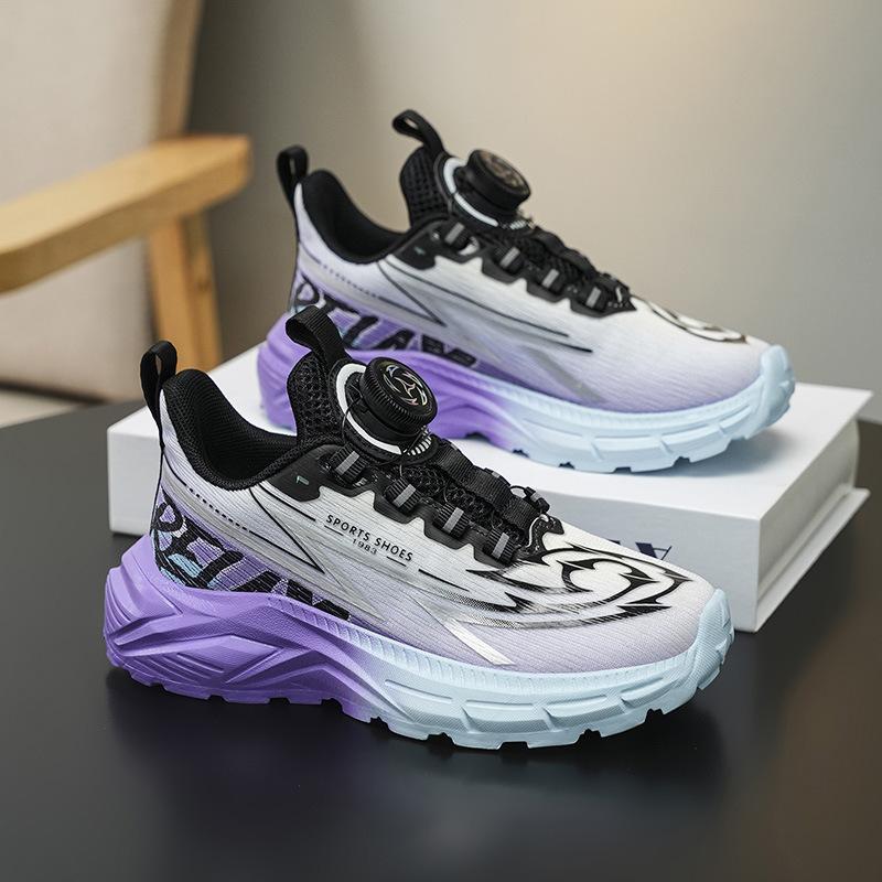 Boys shoes autumn 2025 new training professional children's basketball shoes soft-soled running shock-absorbing and dirt-resistant sports shoes