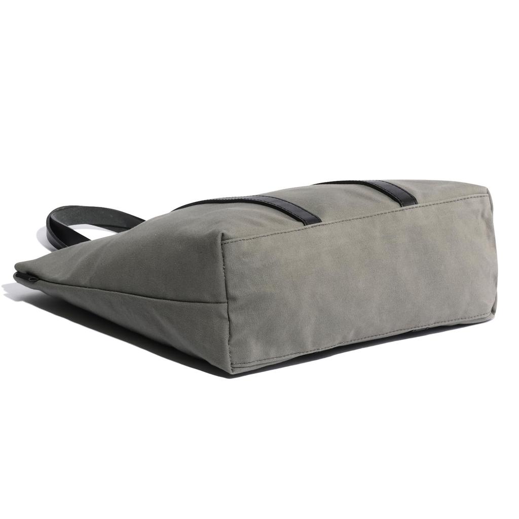 Tote Bag PARK Tote A4 storage capacity Takeyari canvas Leather handle Paraffin treatment Water repellent 60061 [Antrack] [S] Off-white