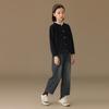 Ha Chi Girls' Casual Academy Style Knitted Cardigan