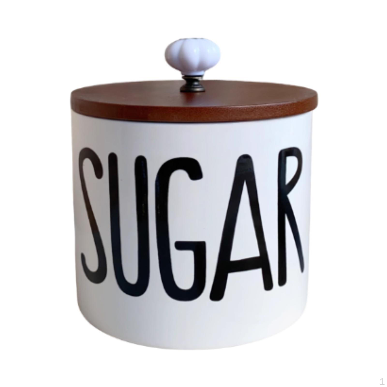 Керамический контейнер для хранения с крышкой Герметичный кофейный кухонный контейнер 800ml brown lid 2539₽