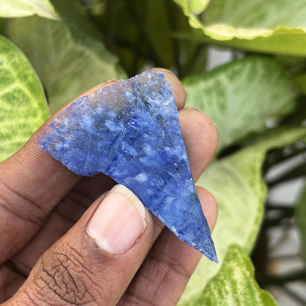 

Lab Created Blue Sapphire 94.6ct Rough Certified Loose Gemstone 50.2 mm Approx синій